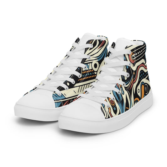 High-Top Herren Leinenschuhe